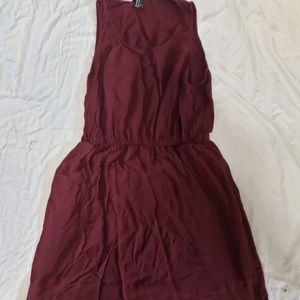 Dark burgundy dress